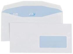 GPV Gépi feldolgozáshoz való boríték, ablakkal, 80 g, fehér, 1000 db