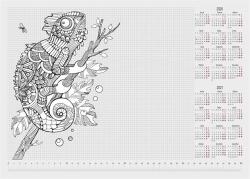 Panta Plast Könyökalátét, A3, 410×297 mm, színezhető, PANTA PLAST, „kaméleon (0318-0067-99)