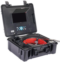 Secutek Camera de inspecție profesională 3199F-10-H18 cu monitor de 10" Cablu de 40m