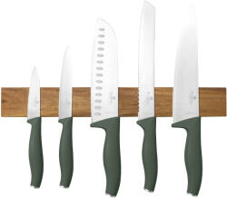 Berlinger Haus 6 részes késkészlet akácfa mágneses akasztóval (BH/2978)