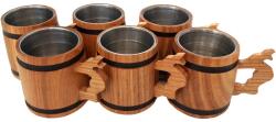  Fa pálinkás pohár szett - 6 db-os készlet (2092)