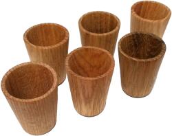 Fa pálinkás pohár szett - 6 db-os készlet (350)