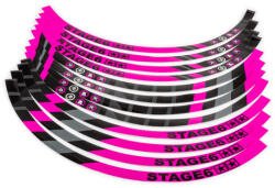 Stage6 MX_S6-0517.2/PK 17" Motorcsónak Felni Matrica Szett - Rózsaszín