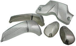 STR8 MX_STR-620.23/CA (4 Db) Indexbúra Szett Hátsólámpával Gilera Runner 2003 Után Karbon Kinézet