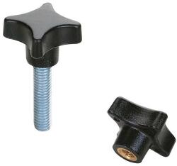 Boutet PC szorítógomb, menethossz 15 mm, átmérő 6 mm, 100 db