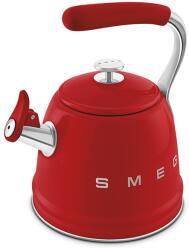 Smeg VÍZFORRALÓ TEÁSKANNA, retro, síppal, piros