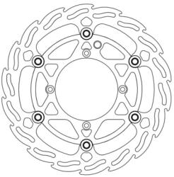 Moto Master MX_MMAST-17111005 Féktárcsa úszó Flame Tc / Sx 85 260 Mm