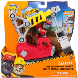 Spin Master Patrula Catelusilor Rubble Si Echipa Set Vehicul Excavator Si Figurina Charger (6073295) - roua Figurina