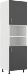 haaus Corp înalt bucătărie pentru cuptor încorporabil Karo 60 cm alb/antracit (917586)