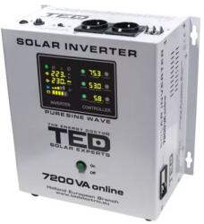 TED Invertor fotovoltaic Off-grid monofazat TED000316, 7200 VA, 5000 W, MPPT, 2 prize (TED000316)