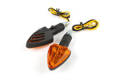 STR8 MX_STR-675.93/BK Irányjelző Háromszög F. Rövid / - Fekete, Narancs