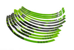 Stage6 MX_S6-0513.1/GR Felni Matricák Robogóhoz 13" / - Zöld, Fekete