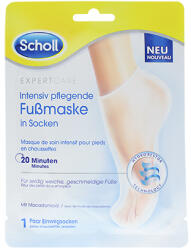 Scholl Expert Care PediMask Macadamia Oil tápláló lábpakolás makadámdió olajjal 1 pár