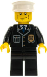 LEGO® City Rendőr fekete ruhában fehér kalappal cty0095 (cty0095)