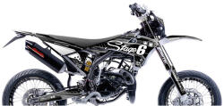 Stage6 MX_S6-058805.2/BK Grafikai Készlet Fantic Xm 50 2017 - 2022 - Fekete