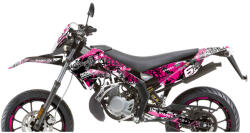 Stage6 MX_S6-059202/PK Grafikai Készlet Derbi Xtreme 2011 - 2017 / - Fekete, Rózsaszín