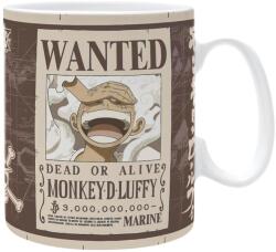 ABYstyle Cana ABYstyle Animation: One Piece - Luffy Wanted, 460 ml (ABYMUGA581)