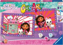 Ravensburger Kit de pictat după numere Ravensburger CreArt - Casa de păpuși a lui Gaby (7023715)