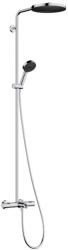 Hansgrohe Pulsify S Puro - Set de duș cu termostat de cadă, diametru 26 cm, 3 jeturi, EcoSmart, crom 24232000 (24232000)