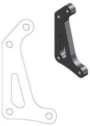 Moto Master MX_MMAST-17040420 Féktárcsa Tartó Supermoto Racing 320mm Crf 2015 Után