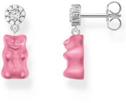 Thomas Sabo H2330-052-9 Ohrstecker mit pinken Goldbären silber Damen, Femei