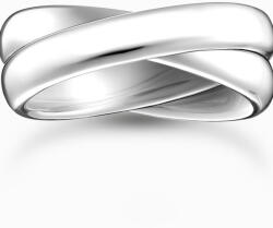 Thomas Sabo TR2490-001-21-64 Damenring - Duo schmal silber, Femei