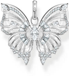 Thomas Sabo PE984-051-14 Anhänger butterfly mit Steinen silber Damen, Femei