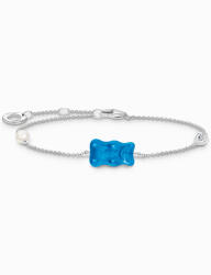 Thomas Sabo A2151-052-1-L19V Silver Goldbears bracelet w. pearl and stone, Femei