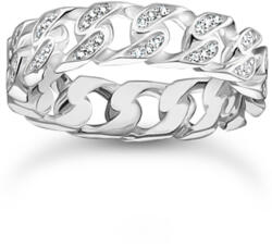 Thomas Sabo TR2500-051-14-54 Ring - Kettenglieder weiße Steine silber Damen, Femei