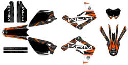 KRM MX_KR546F Grafikai Készlet Rieju Mrt 2009 - 2022 - Narancs