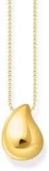 Thomas Sabo KE2281-413-39-L50V Bold - Gold-plated Necklace with Pendant drop-shaped 40-45 cm Ladies, Femei