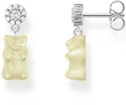 Thomas Sabo H2330-052-14 Ohrstecker mit weißen Goldbären silber Damen, Femei