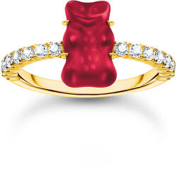 Thomas Sabo TR2459-414-10-54 Gold ring w. red Goldbears , Femei
