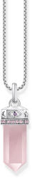 Thomas Sabo PE955-640-9 Silver pendant w. rose-coloured rose quartz crystal , Femei
