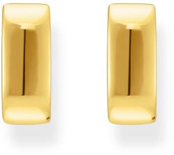 Thomas Sabo CR743-413-39 Bold - Gold-plated Square Hoop Earrings 13, 4 mm Ladies, Femei