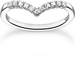 Thomas Sabo Ladies Ring TR2394-051-14-56 V-Form Gr. 56, Femei