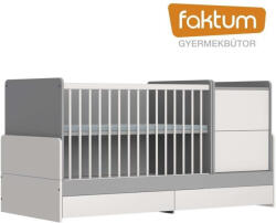 Faktum Alda 5 az 1-ben Kombi Babaágy - Arctic Szürke/Fehér