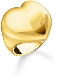 Thomas Sabo TR2471-413-39-58 Bold - Gold-plated Ring in Heart Shape Ladies, Femei
