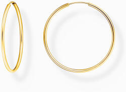 Thomas Sabo CR728-413-39 Gold-plated hoop earrings 40 mm , Femei
