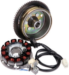 OEM Standard 42516 Alternátor állórész és Rotor Minarelli Am6 Moric / Power Up E-start Rendszerrel