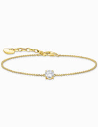 Thomas Sabo A2156-414-14-L19V Gold-plated bracelet w. white zirconia, Femei