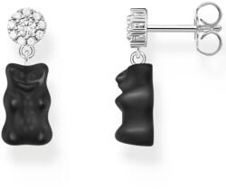 Thomas Sabo H2330-052-11 Ohrstecker mit schwarzen Goldbären silber Damen, Femei