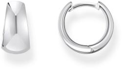 Thomas Sabo CR740-001-21 Bold - Silver Trapeze Hoop Earrings 12 mm Ladies, Femei