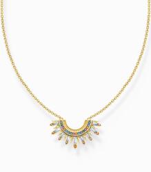 Thomas Sabo KE2203-488-7-L45V Gold plated chain w. sunbeams and coloured stones , Femei