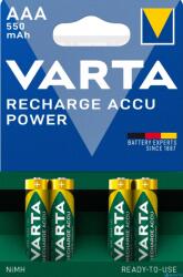 VARTA Nikkel-fém-hidrid Akkumulátor (NiMH) Varta Aaa (R3) 550 mAh 4 db (ACCU AAA 550 mAh)