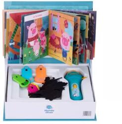 Tooky toy 268423 Árnyjáték Szett 5 db Mesével, Elemlámpával