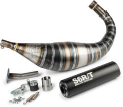 Stage6 R/T MX_S6-96188851/BK Kipufogó 80 - 90cc Cnc Minarelli Am6 - Fekete