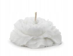 PartyDeco Lebegő bazsarózsa gyertya, matt, fehér, 8 cm (1 op. 4 db) (SDK1-80-008-OP)