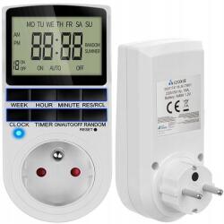 Izoxis Időprogramozó Időzítő Digitális LCD Óra 230V (11747)