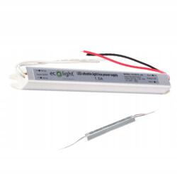 ECOLight Bútor Tápegység Led Szalagokhoz Ultra Slim 1, 5A 18W (EC79772)
